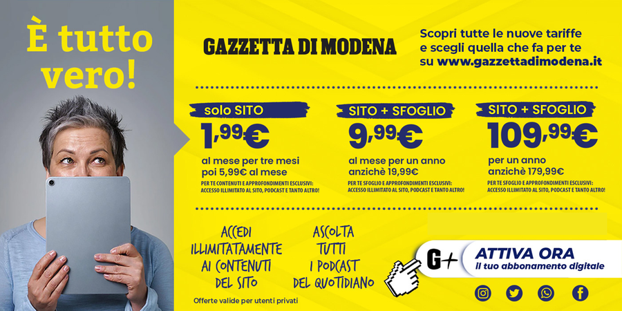 La Gazzetta di Modena sempre più digitale nuove e convenienti offerte